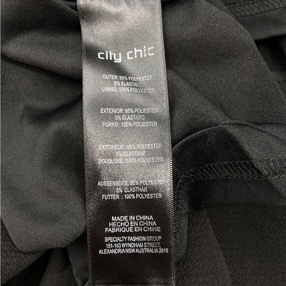 City Chic Black Maxi Boho Dress - Picture 6 of 7